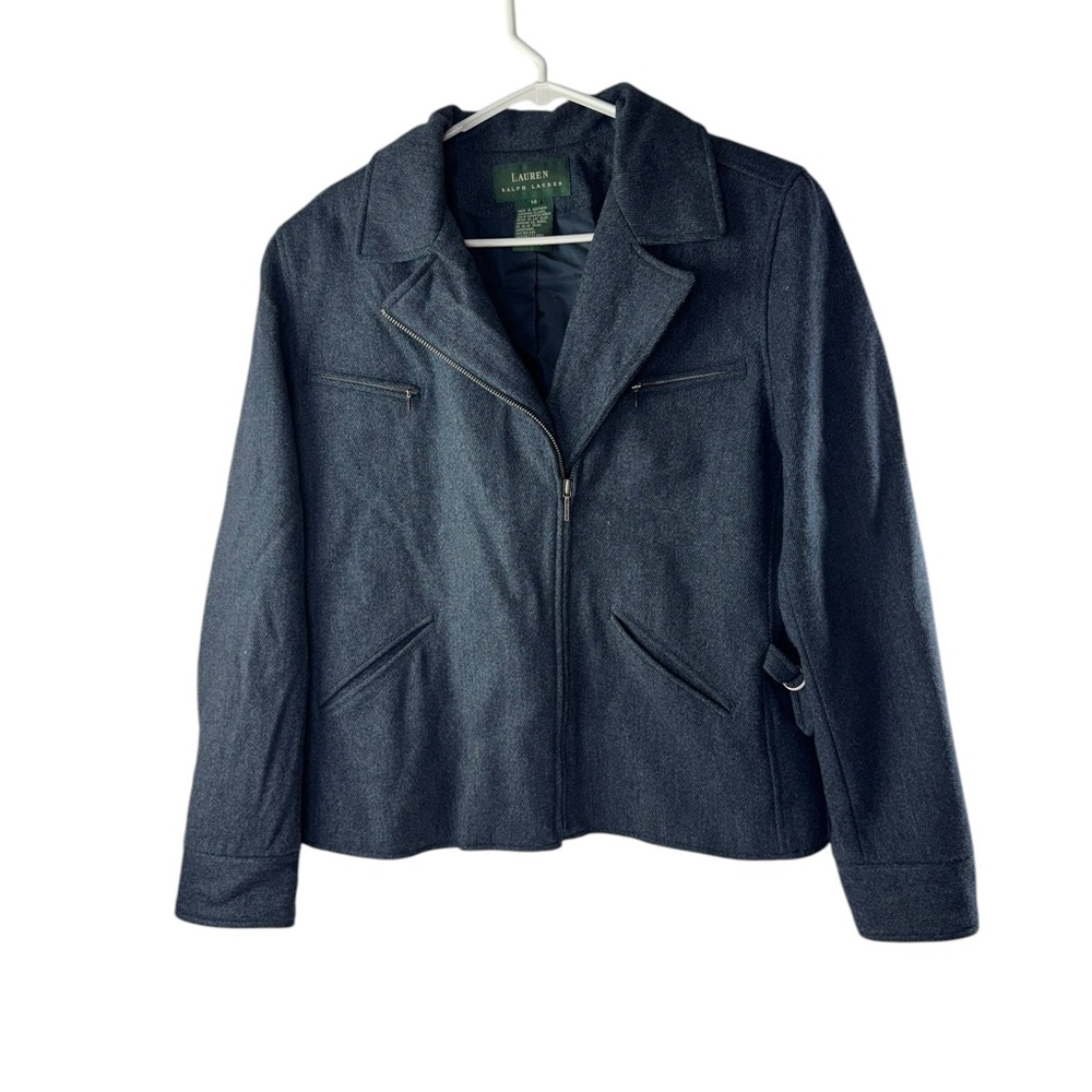 Vintage Lauren Ralph Lauren Lambswool Coat Jacket Women’s Size 14